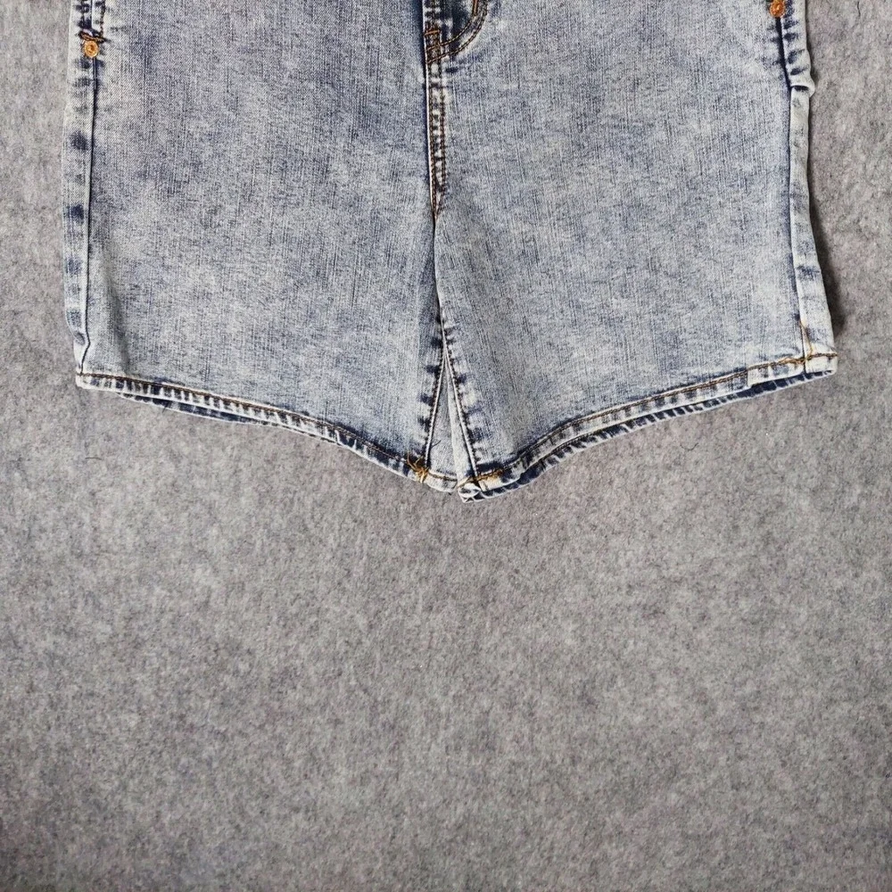 S.O.N.G Shorts 1 25 Y2K Baggy 80s Acid Wash Denim Pocket Stretch retro‎